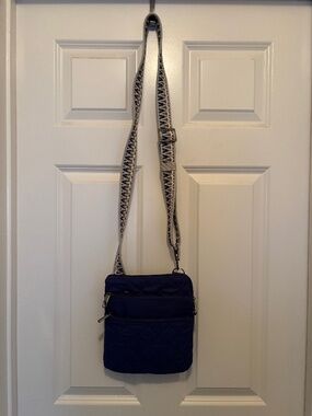 Blue Travelon Boho Crossbody Quilted Bag